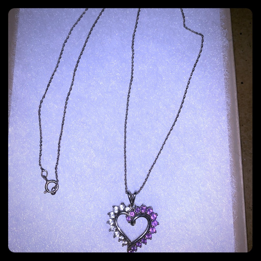 Amethyst necklace.